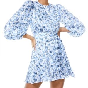 Alice + Olivia Molli Belted Floral Mini Dress